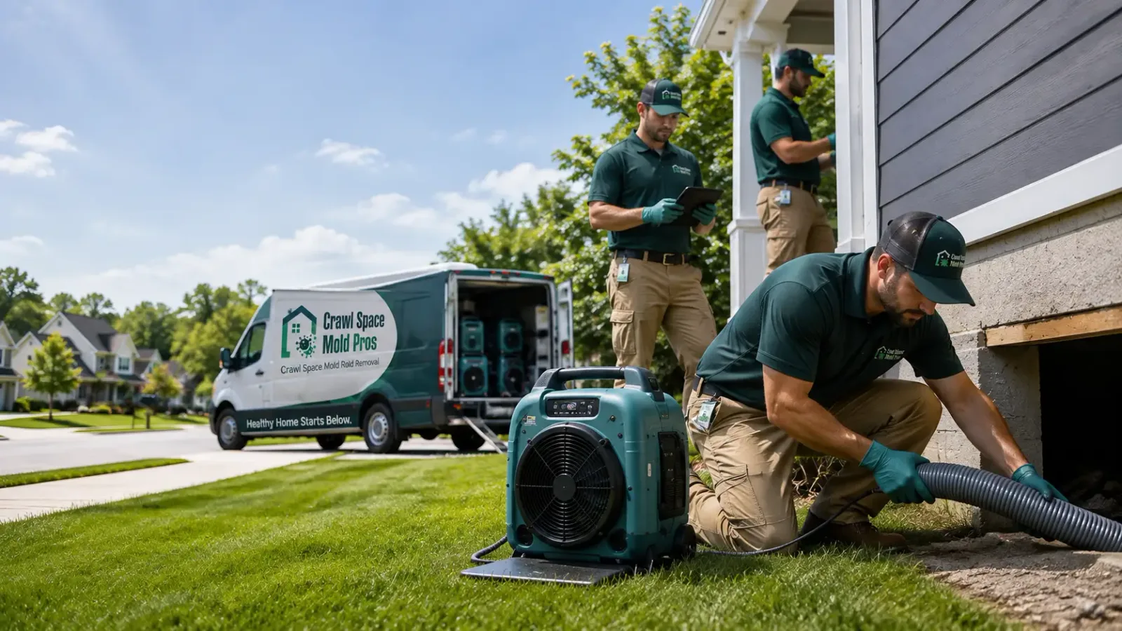 Crawl Space Mold Removal in Oreland, PA